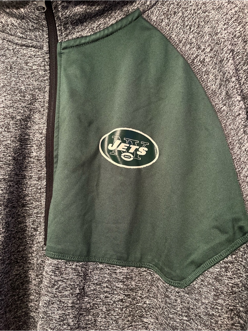 Fanatics NY Jets Football Quarter-Zip Performance Pullover Sz 3XL - Picture 3 of 7
